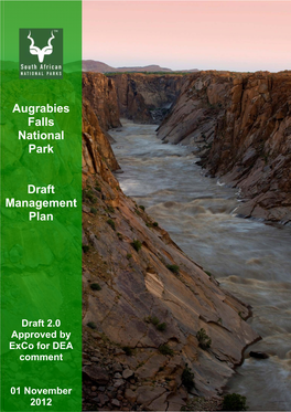 Augrabies Falls National Park Draft Management Plan