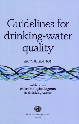 Guidelines for Drinking-~Ater Quality I SECOND EDITION
