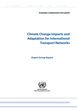 Climate Change Impacts and Adaptation for International Transport Networks