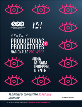 Productoras Productores Y Nacionales 2021-2022