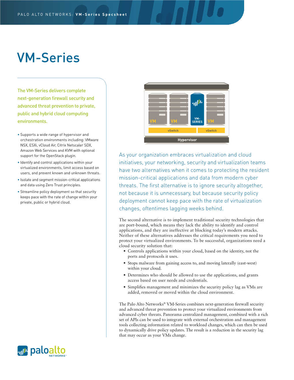 VM-Series Specsheet