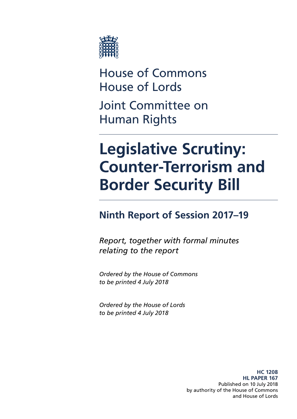 Counter-Terrorism and Border Security Bill
