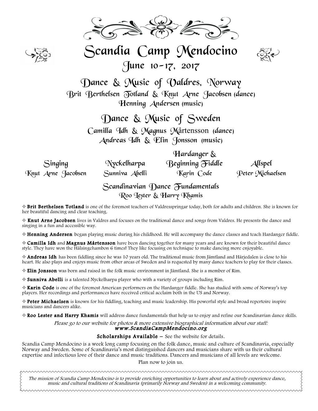 Scandia Camp Mendocino