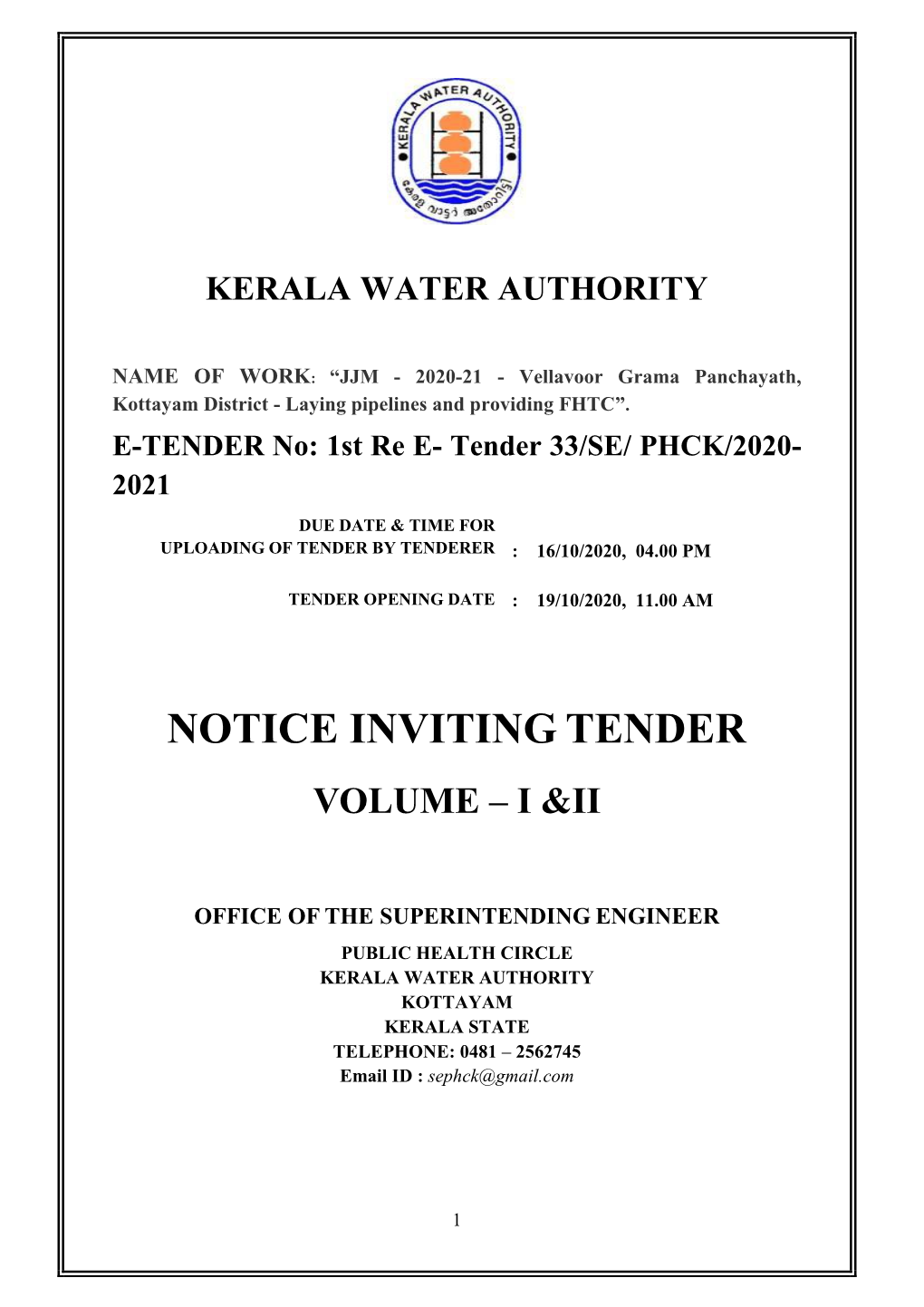 Kerala Water Authority