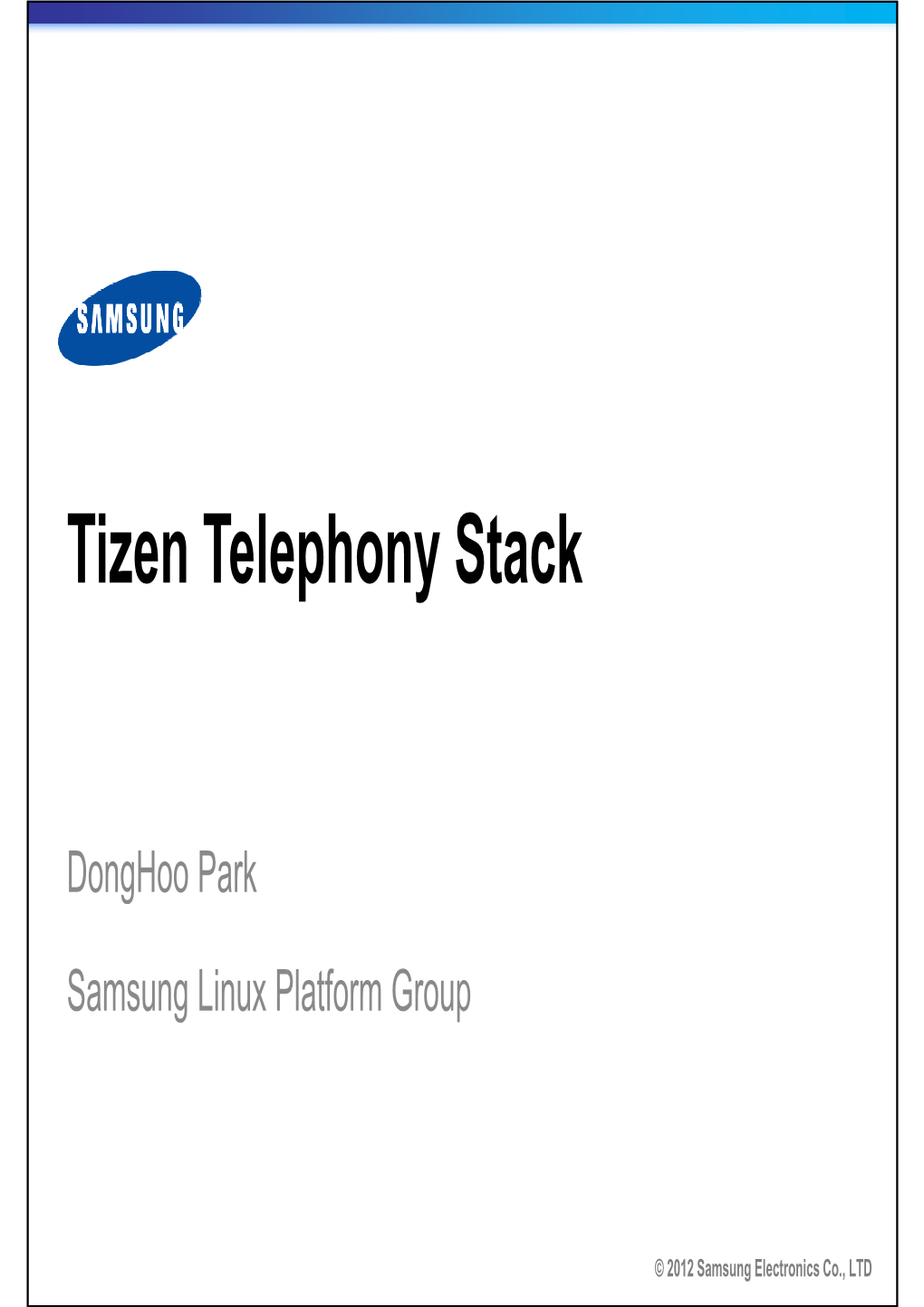 Tizen Telephony Final