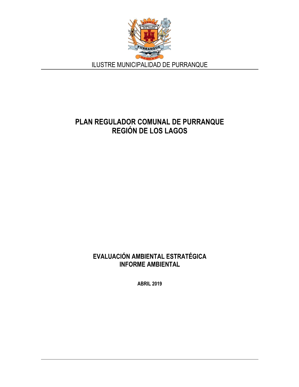 Plan Regulador Comunal De Purranque Región De Los Lagos