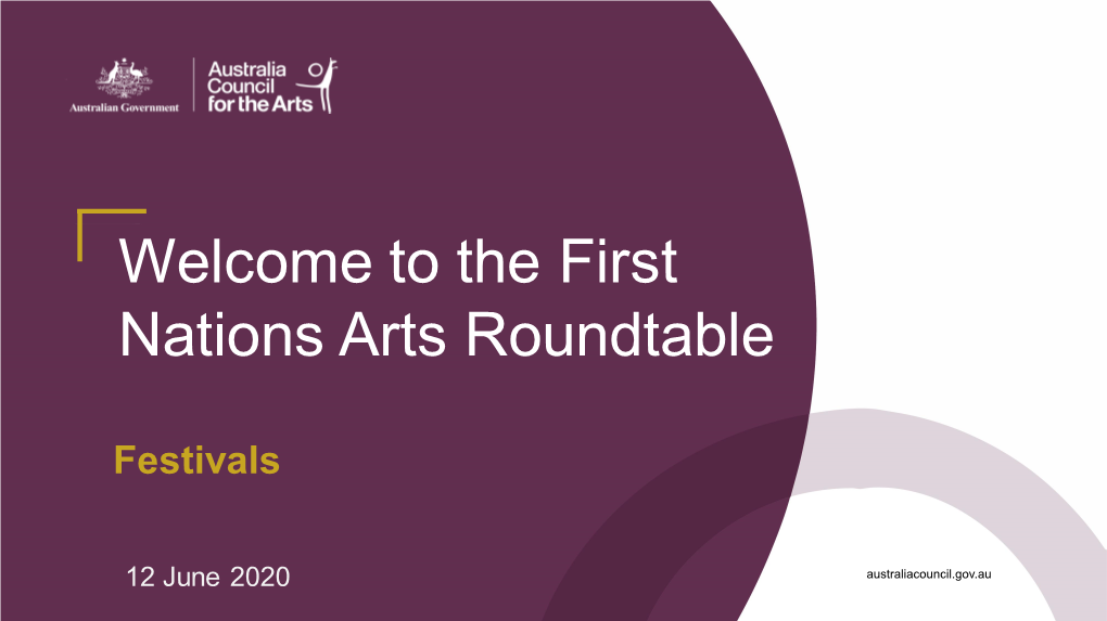 The First Nations Arts Roundtable