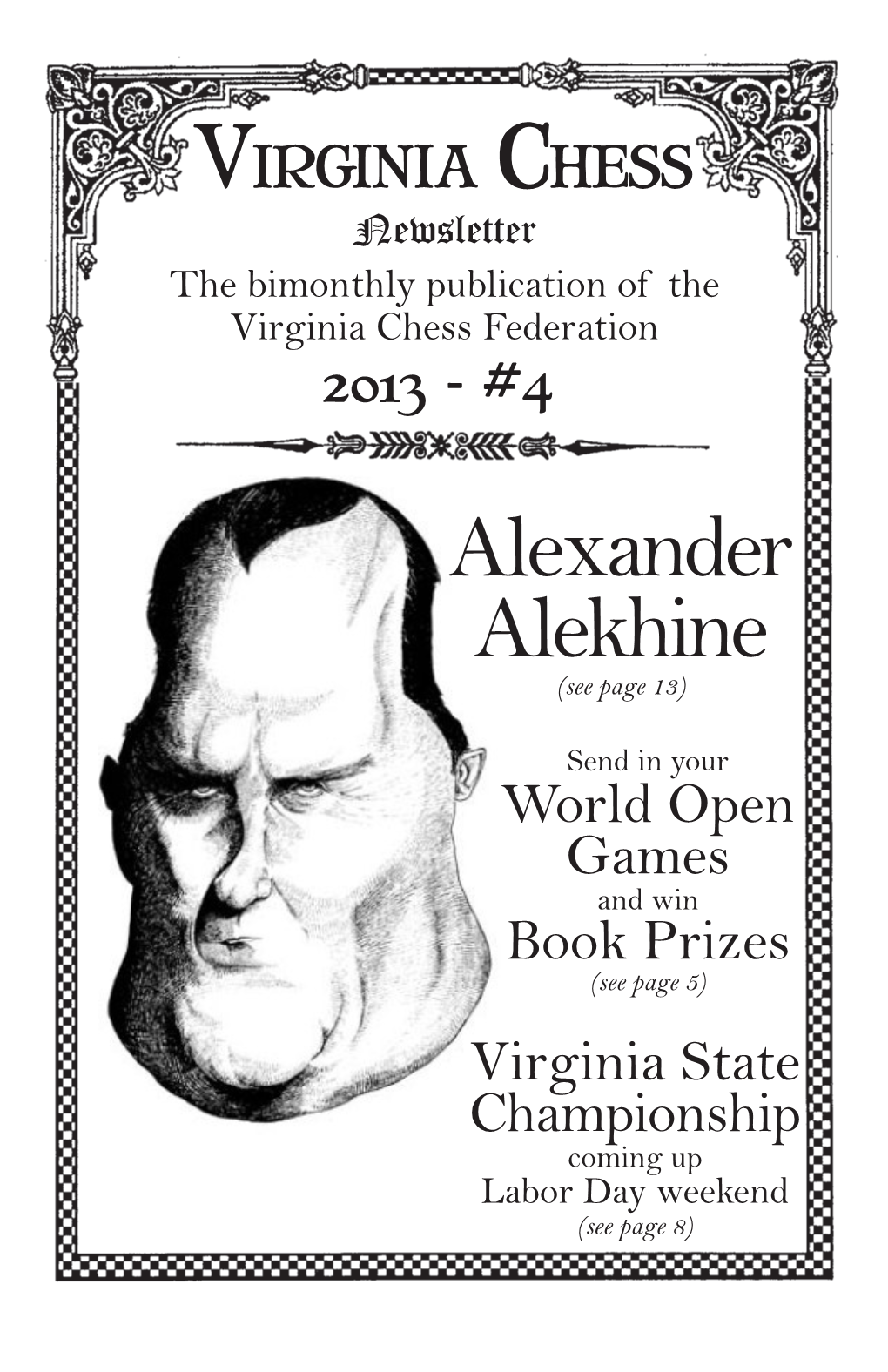 Alexander Alekhine (See Page 13)