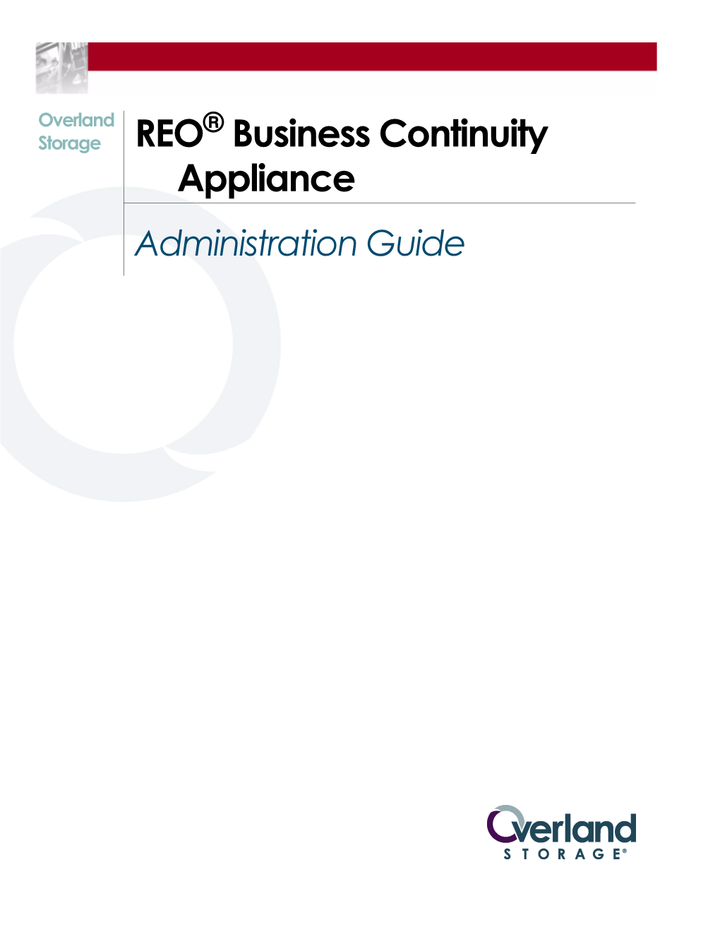 REO BCA Administration Guide