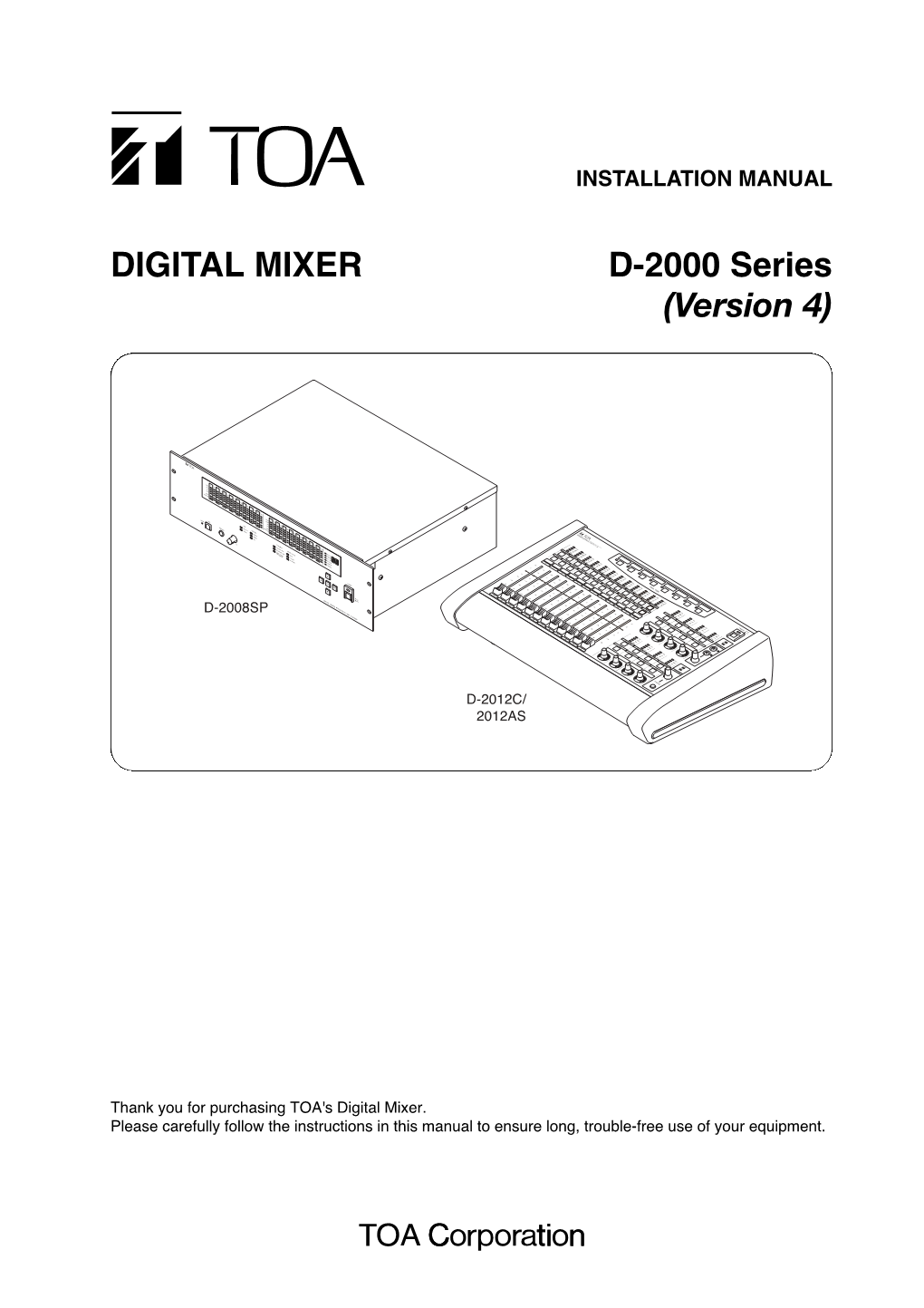 DIGITAL MIXER D-2000 Series (Version 4)