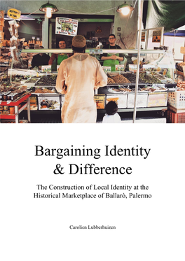 Bargaining Identity & Difference