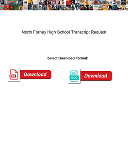 North Forney High School Transcript Request