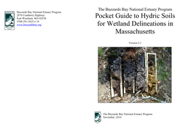 Pocket Guide to Hydric Soils for Wetland Delineations In