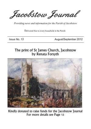 The Print of St James Church, Jacobstow by Renata Forsyth