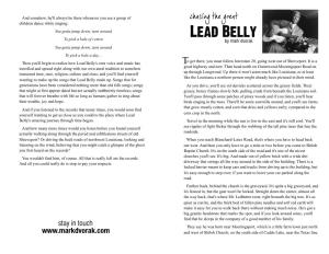 On the Trail of the Grea Lead Belly.Layout
