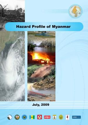 Hazard Profile of Myanmar: an Introduction 1.1
