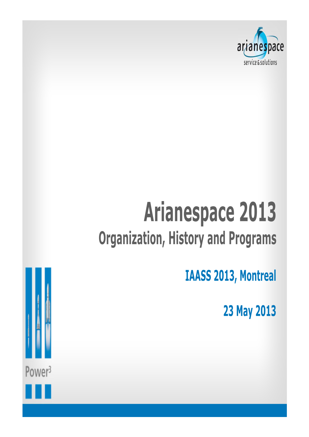 IAASS13 Arianespace 2013 [Mode De Compatibilité]