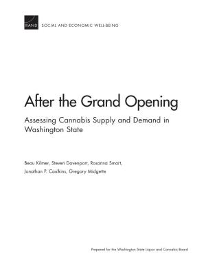 Assessing Cannabis Supply and Demand in Washington State