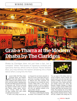 Grab a Tharra at the Modern Dhaba by the Claridges