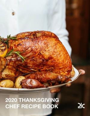 2020 THANKSGIVING CHEF RECIPE BOOK Table of Contents