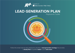 LEAD GENERATION PLAN Playbook & Toolkit