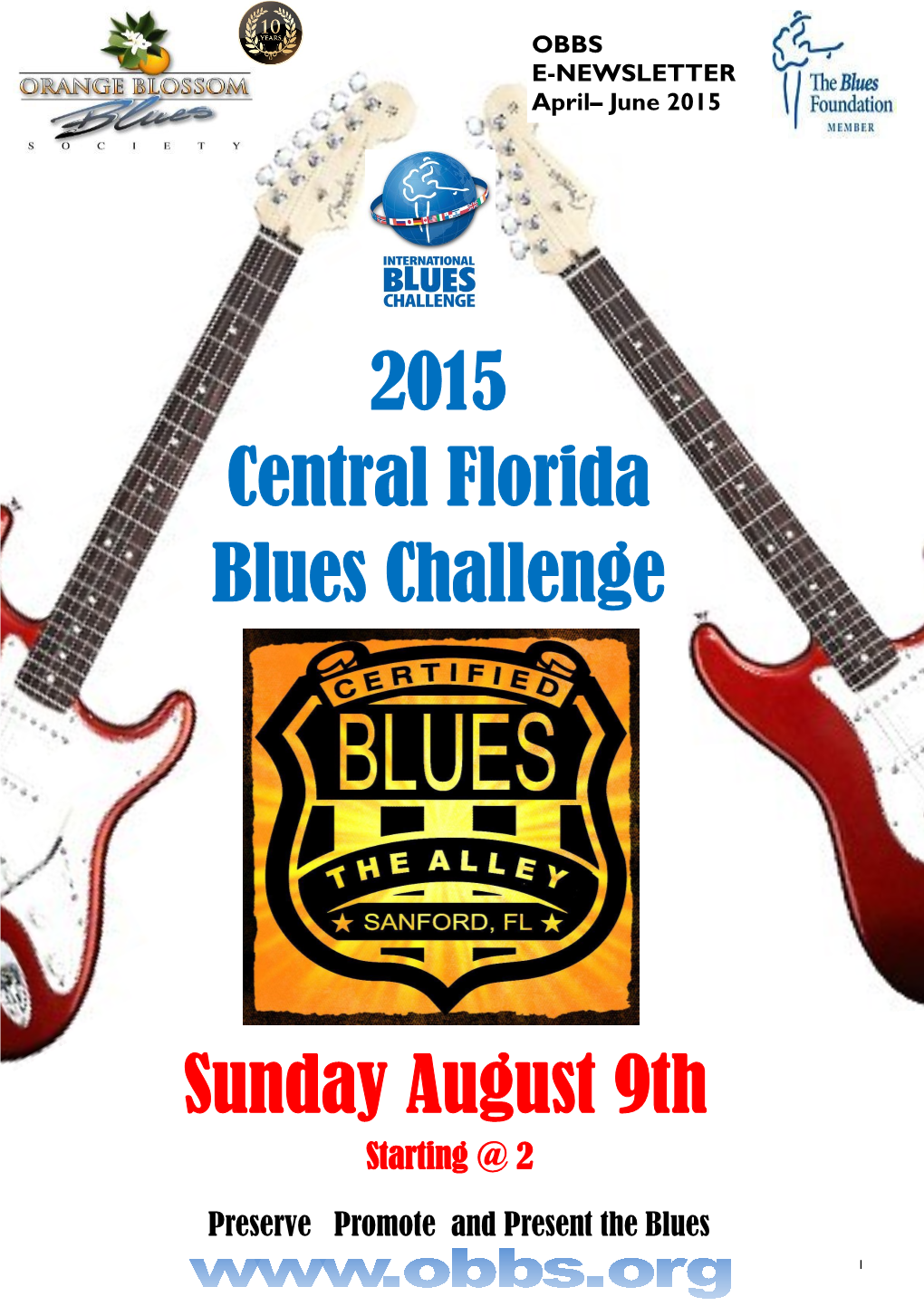 2015 Central Florida Blues Challenge Sunday August