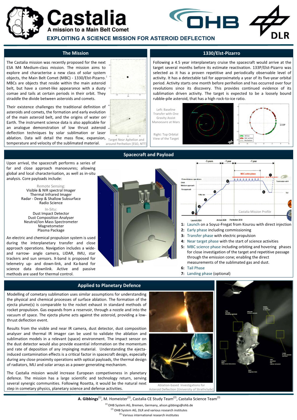 Exploiting a Science Mission for Asteroid Deflection