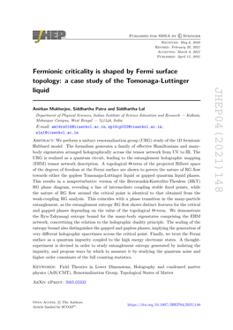 Fermionic Criticality Is Shaped by Fermi Surface Topology: a Case
