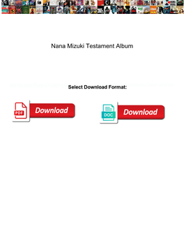Nana Mizuki Testament Album