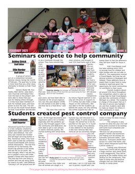 Students Created Pest Control Company Seminars Compete to Help