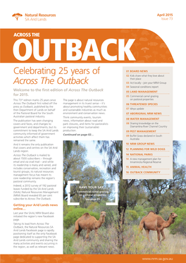 Celebrating 25 Years of Across the Outback