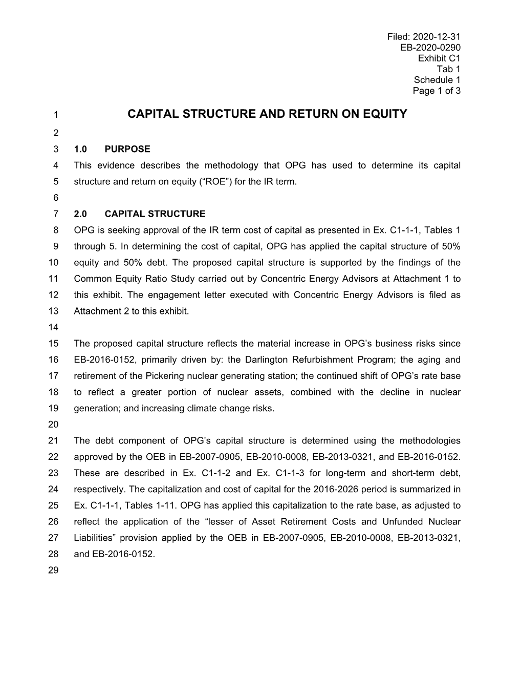 Capital Structure and Return on Equity