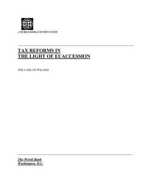 Poland: Tax Reform in the Light of EU Accession