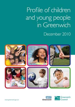 2010 Profile of Children and Young People in Greenwich-MASTER For