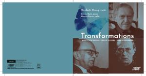 Transformations Works by LEON KIRCHNER | ROGER SESSIONS | ARNOLD SCHOENBERG