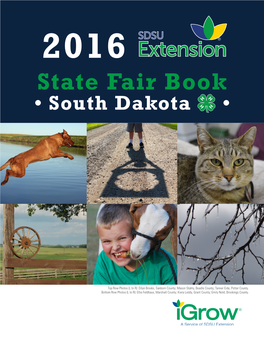 2016 State Fair Book • South Dakota •