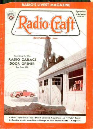 RADIO GARAGE DOOR OPENER See Page 138