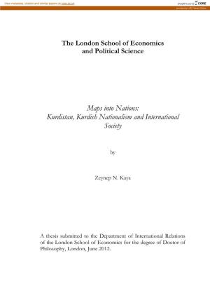 Kurdistan, Kurdish Nationalism and International Society