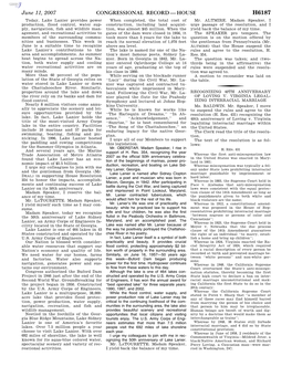 Congressional Record—House H6187