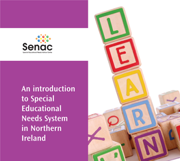 An Introduction to Special Educational Needs System in Northern Ireland