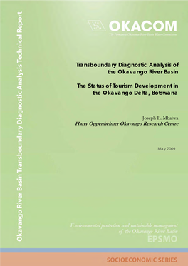 Transboundary Diagnostic Analysis of the Okavango River Basin the Status of Tourism Development in the Okavango Delta, Botswan
