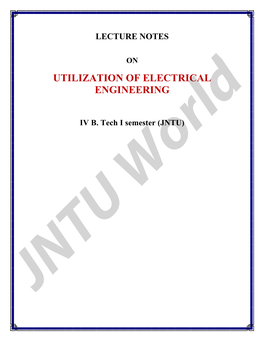 Utilization of Electrical Engineering