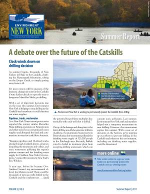 A Debate Over the Future of the Catskills Clock Winds Down on Flickr User Benswing Drilling Decision