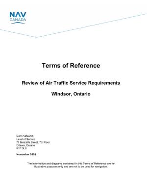 Terms of Reference (TOR)