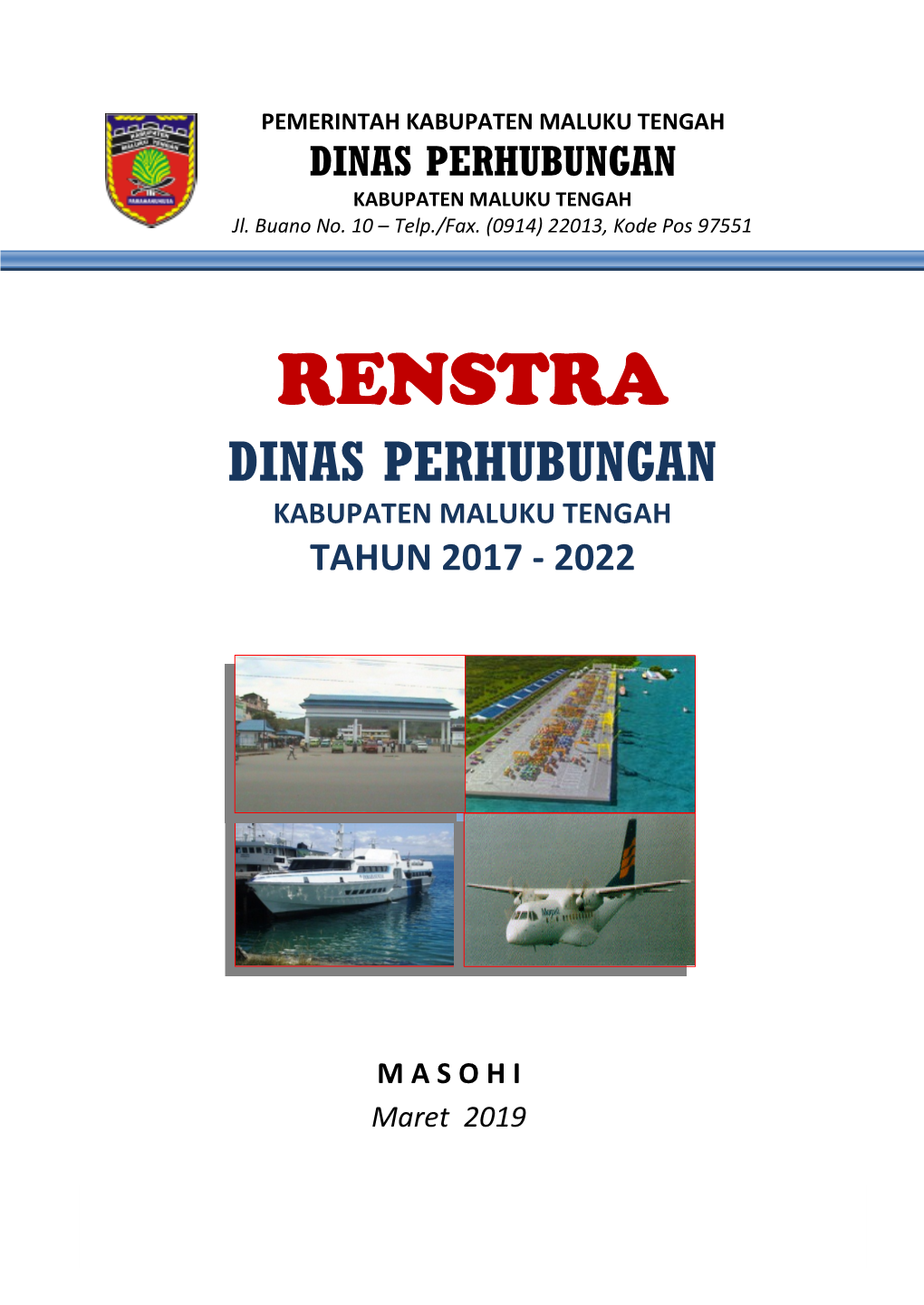 RENSTRA 2017 – 2022 DISHUB Kab