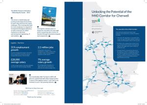 Unlocking the Potential of the M40 Corridor for Cherwell