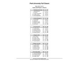 Park University Fall Classic