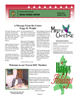 December 2001 Newsletter