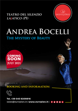 ANDREA BOCELLI the Mystery of Beauty