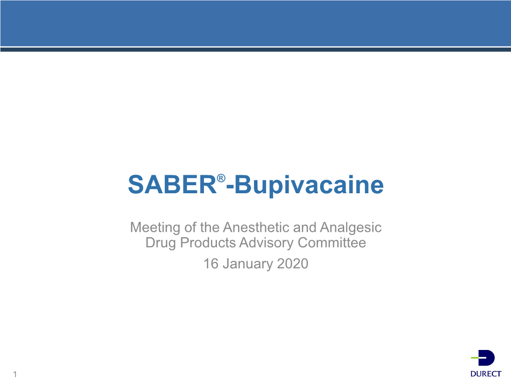 SABER®-Bupivacaine